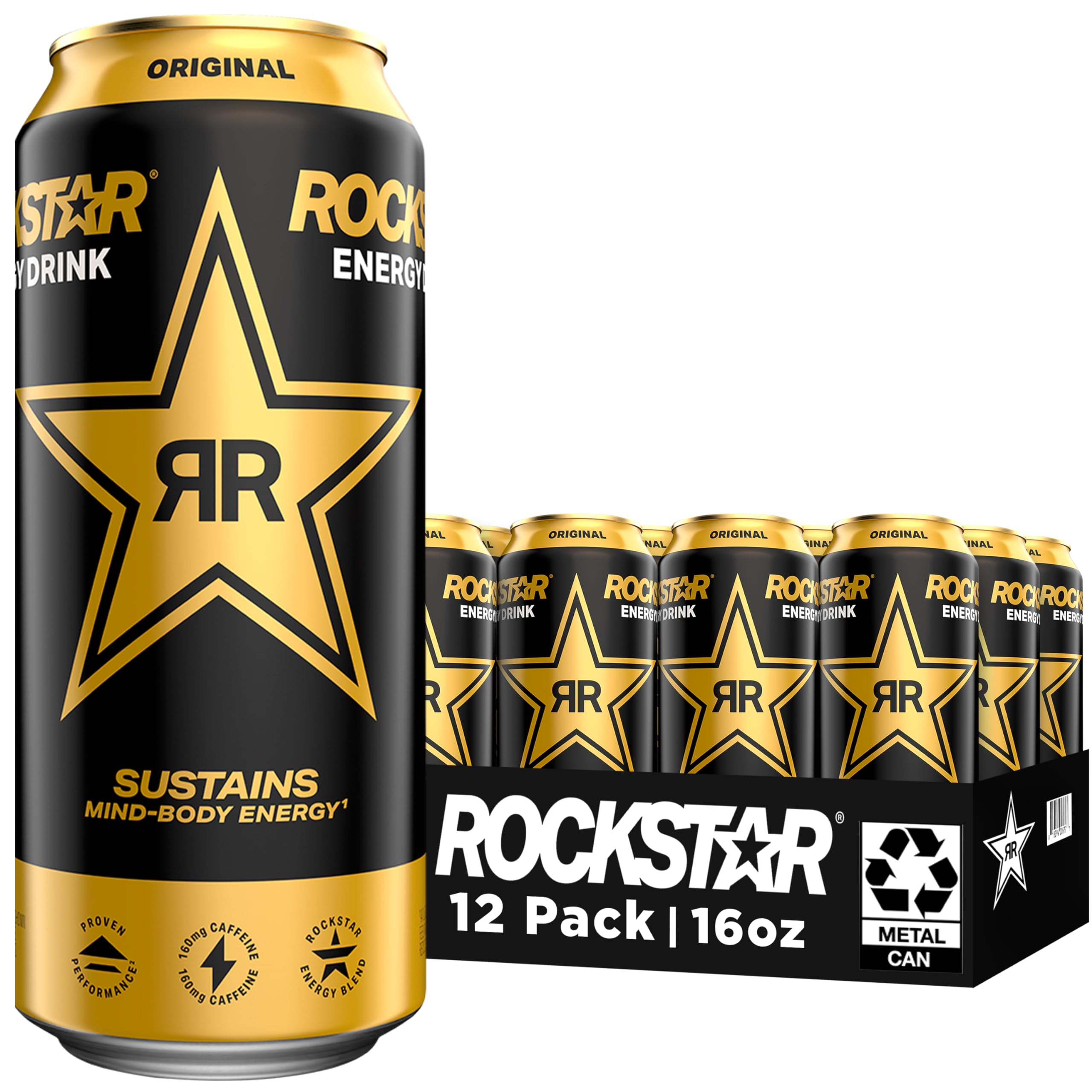 Rockstar Energy Drink Original Bold 16 oz